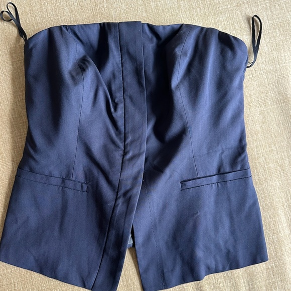 A.L.C. Renee Top in Navy - Picture 2 of 4